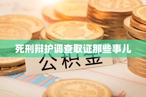 萍乡死刑辩护调查取证那些事儿