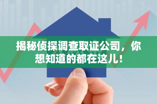 萍乡揭秘侦探调查取证公司，你想知道的都在这儿！
