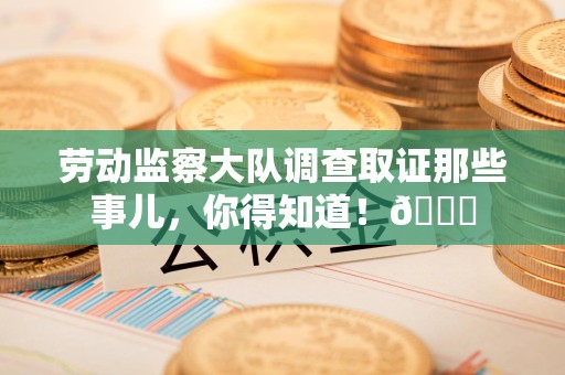 萍乡劳动监察大队调查取证那些事儿，你得知道！😎