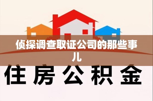 萍乡侦探调查取证公司的那些事儿