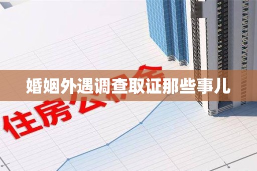 萍乡婚姻外遇调查取证那些事儿