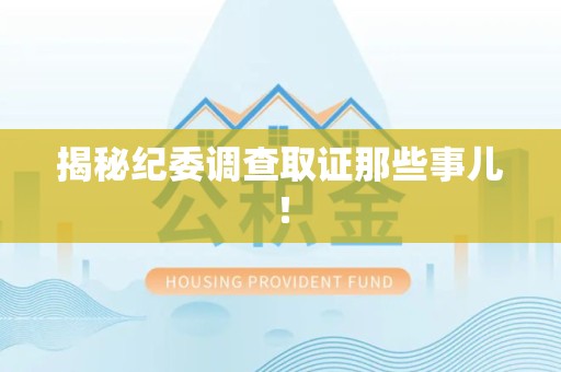 萍乡揭秘纪委调查取证那些事儿！
